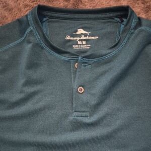 Tommy Bahama Men's Teal Button Down Shirt
